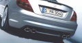 AMG rear apron, Models up to 04/2008 with standard silencer, without PARKTRONIC